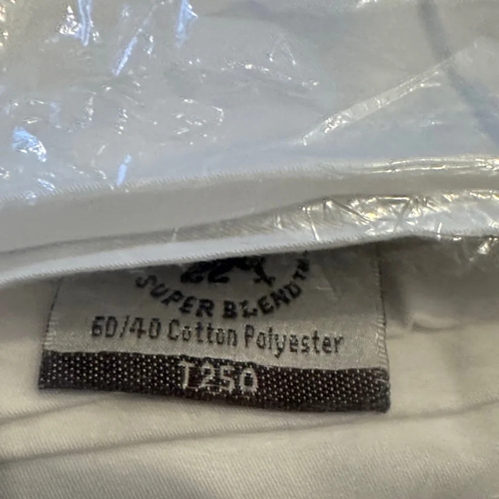 Oxford White Twin Duvet Cover